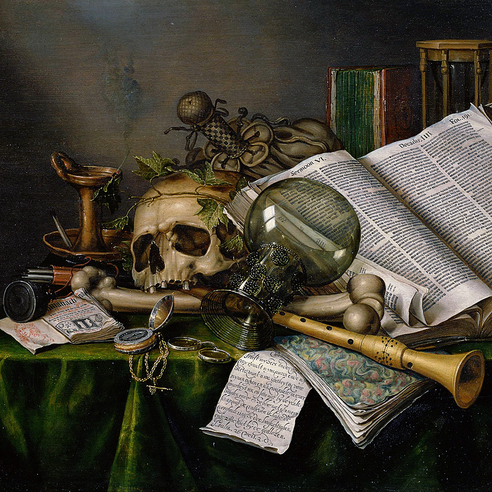 edwaert collier still life vanitas 1663